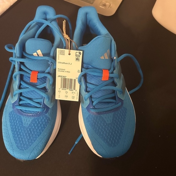 adidas Shoes - Adidas UltraRun 5 Blue with Orange Accents